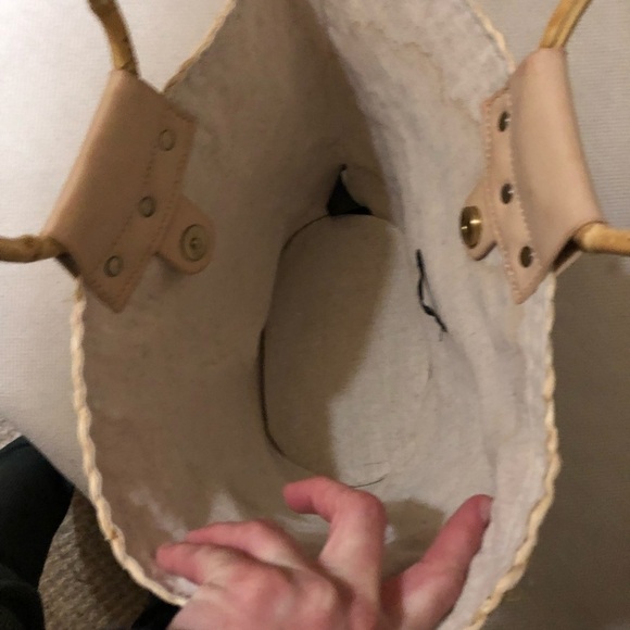 Anthropologie Alexa Ring Handle Tote Bag - Picture 4 of 8